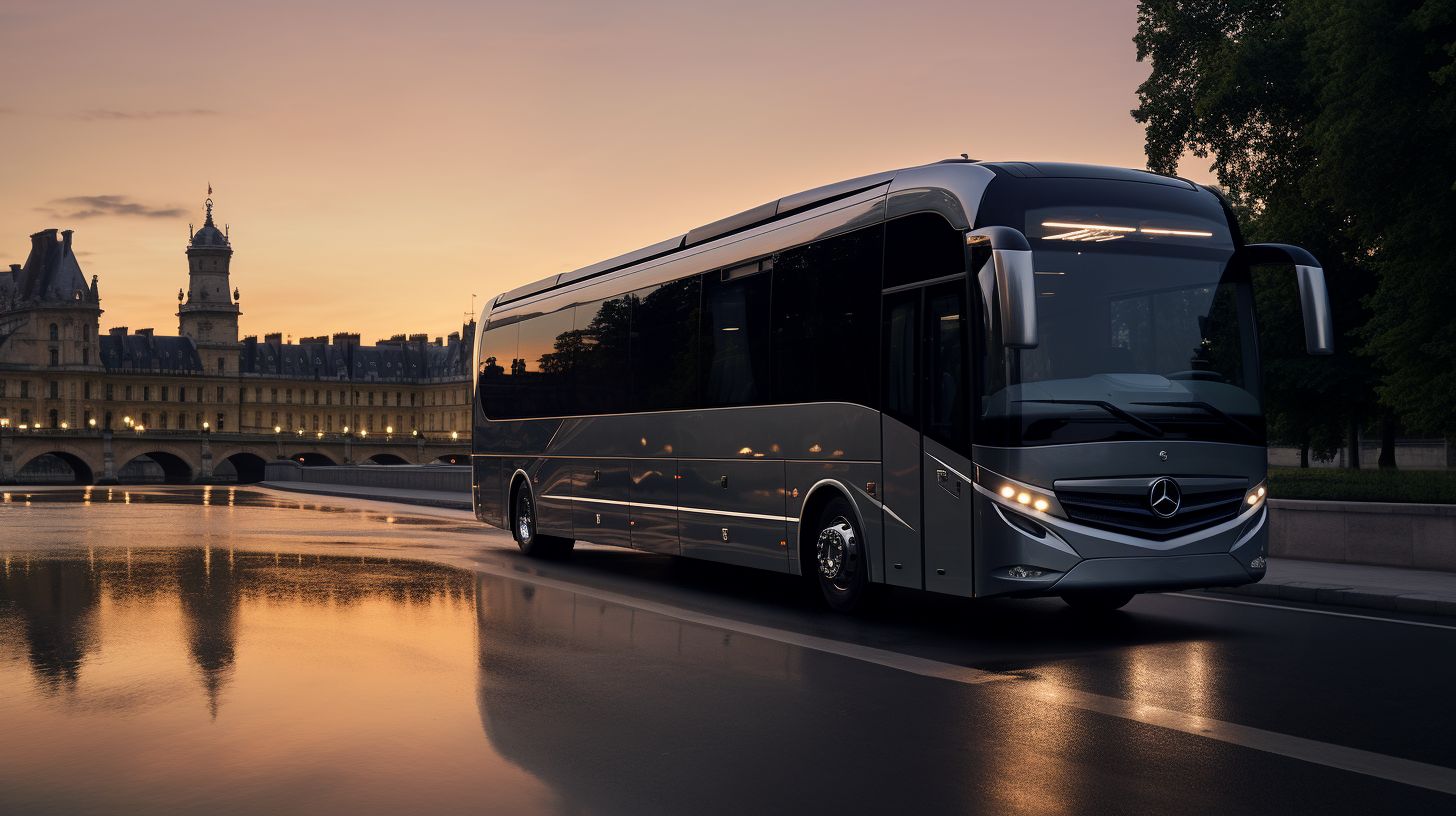 Autobus premium City Cab Paris pour transport grande capacité, événements et logistique corporate