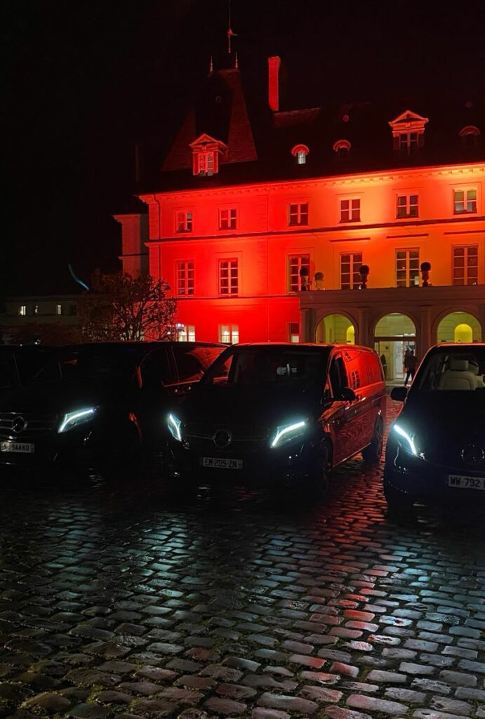 Service événementiel City Cab Paris avec flotte premium pour soirées, galas et événements professionnels